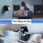 X-PRINTER 80mm Receipt Printer ESC/POS Thermal Printer Desktop Direct Print USB+LAN Connection High Efficiency with Auto Cutter Large Paper Bin