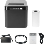 X-PRINTER 80mm Receipt Printer ESC/POS Thermal Printer Desktop Direct Print USB+LAN Connection High Efficiency with Auto Cutter Large Paper Bin