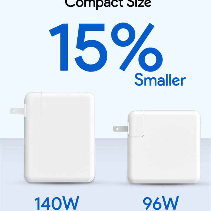 Mac Book Pro Charger - 96/70 Watt USB C to Magnetic 3 Charger for Mac pro 14-16inch 2021 2023 2024 M1 M2 M3 M4, Mac Air 13-15inch 2022 2023 2024 2025 M2 M3 M4, Include 6.6ft Charge Cable