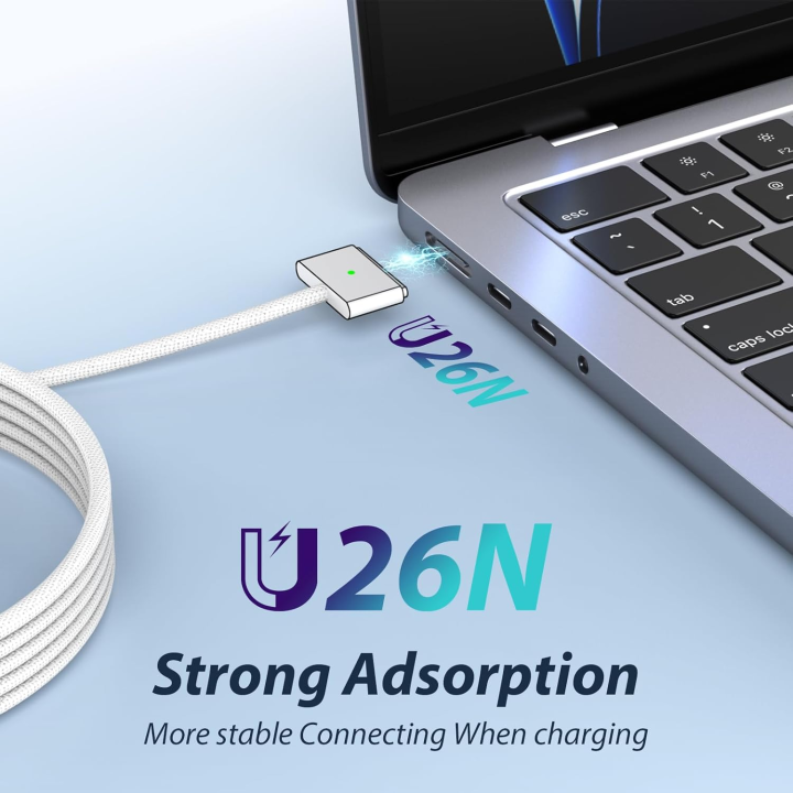 Mac Book Pro Charger- 140W USB-C GaN Power Adapter with Magnetic 3 Cable (6.6FT) for MacBook Pro 14-inch 16-inch with M1/M2/M3/M4 Pro/Max Model (2021-2025 Model) - Fast Charge Support