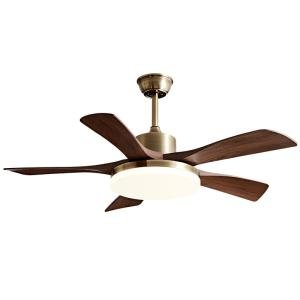 Modern Crystal Ceiling Fan with Light and Remote Crystal Fandelier LED Dimmable Chandelier Fan with Invisible Reversible Fan Blades for Kitchen, Dining Room, Living Room,Bedroom